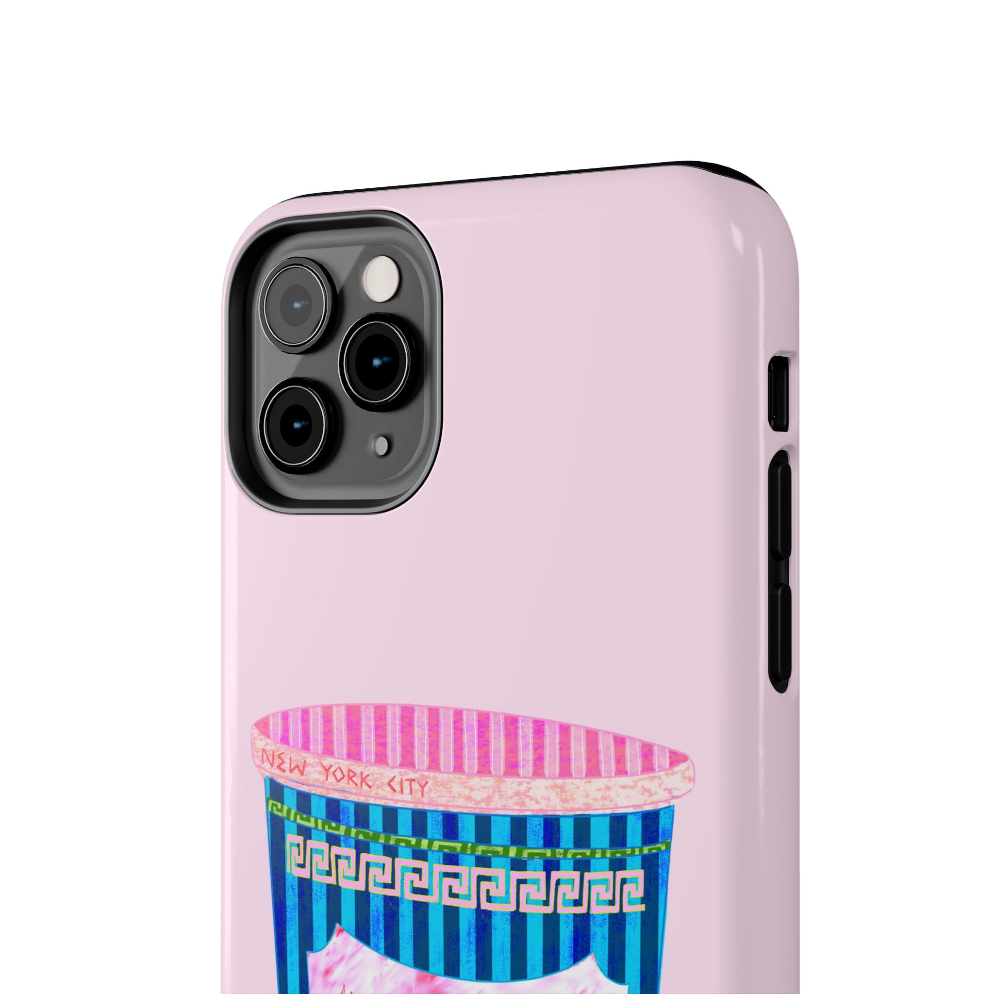 New York Coffee Cup Pink Phone Case