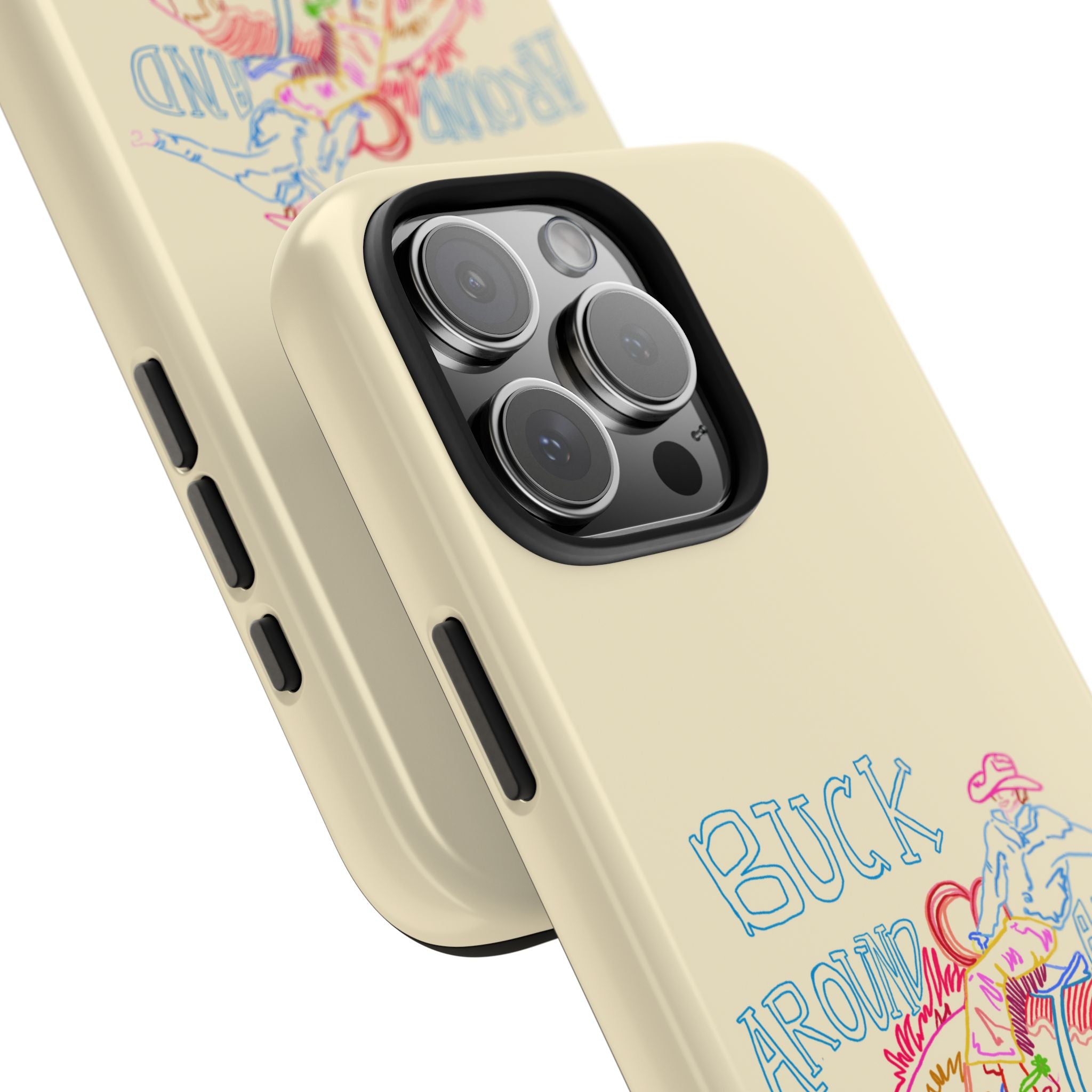 Beige Buck Around Phone Case