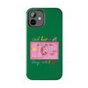 The PINK Card Green Phone Case