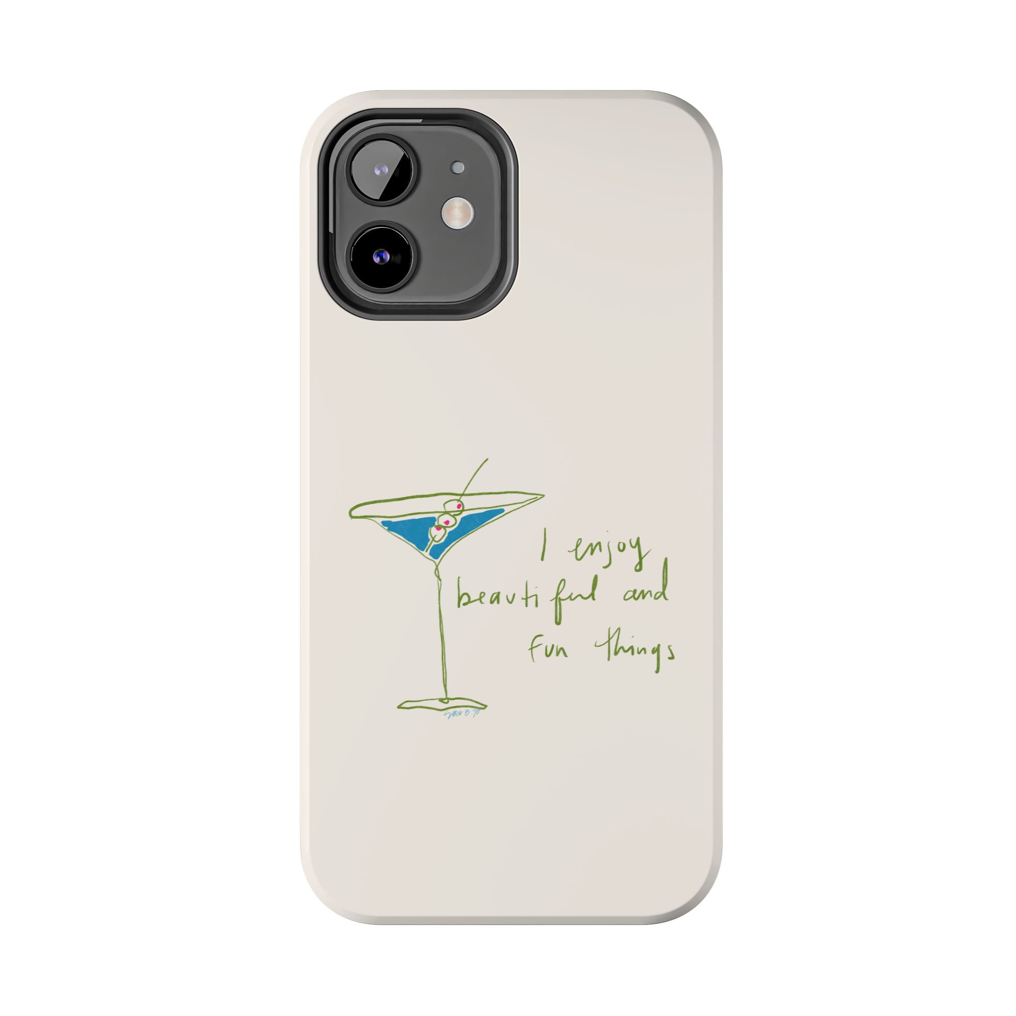 Beautiful & Fun Martini Phone Case