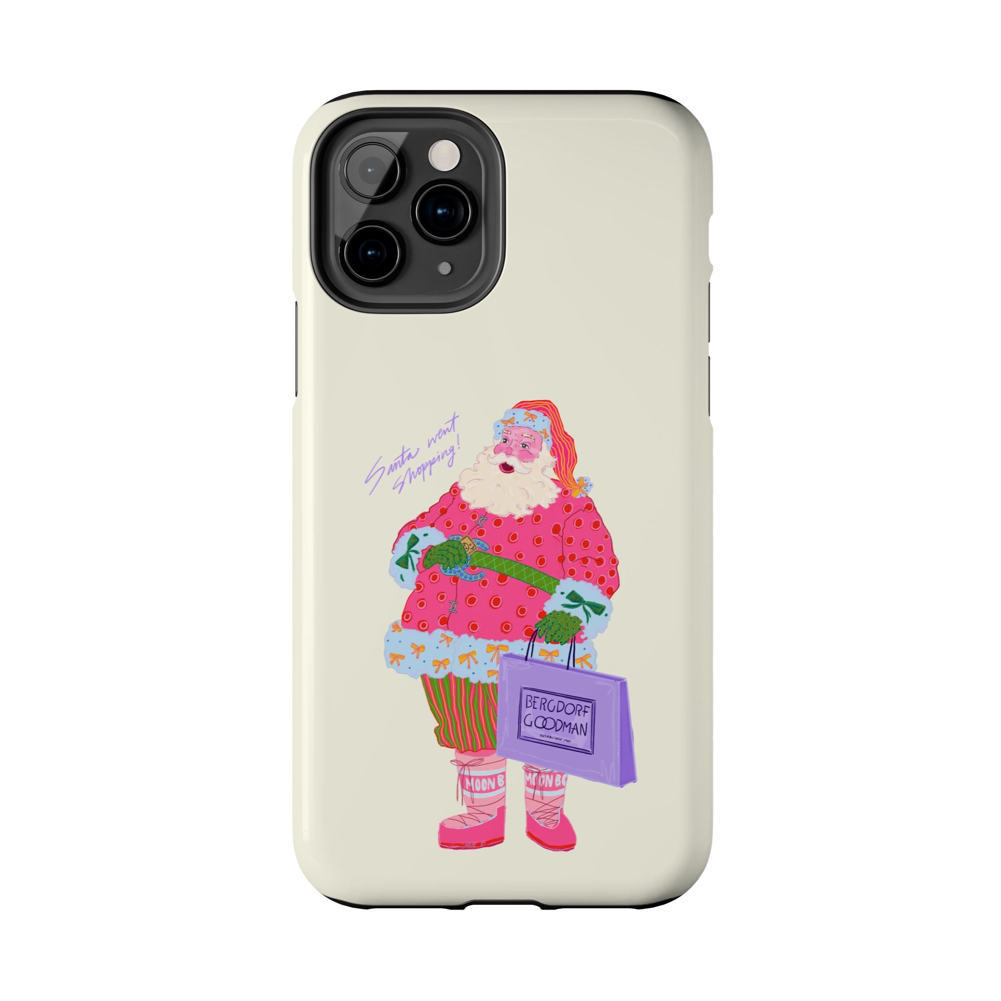 Santa Went Shopping Phone Case