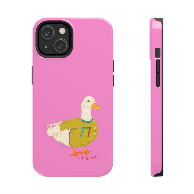 Pink Lucky Duck Phone Case
