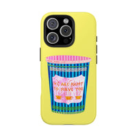 New York Coffee Cup Yellow Phone Case