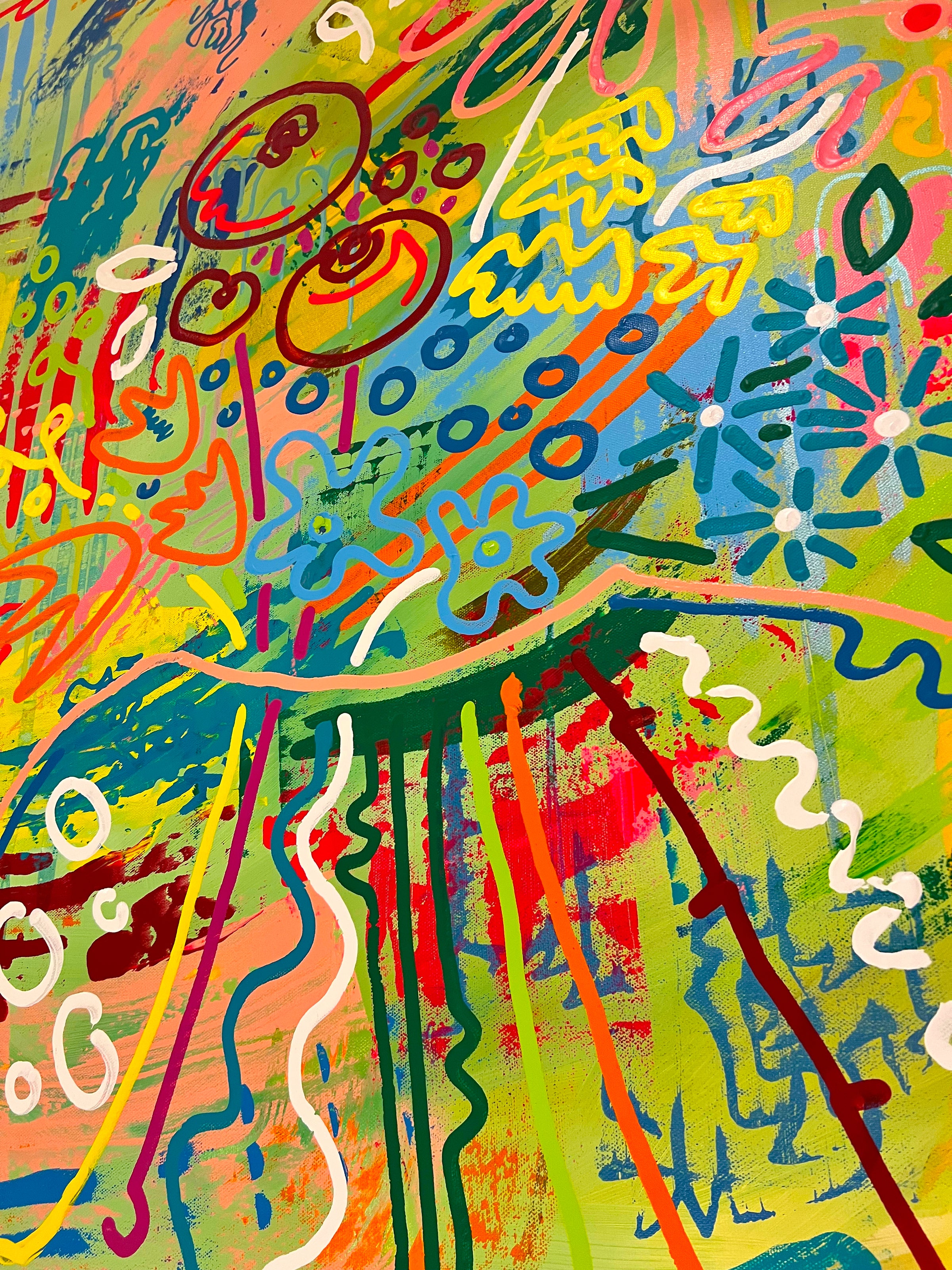 Full of Vibration Flowers Painting