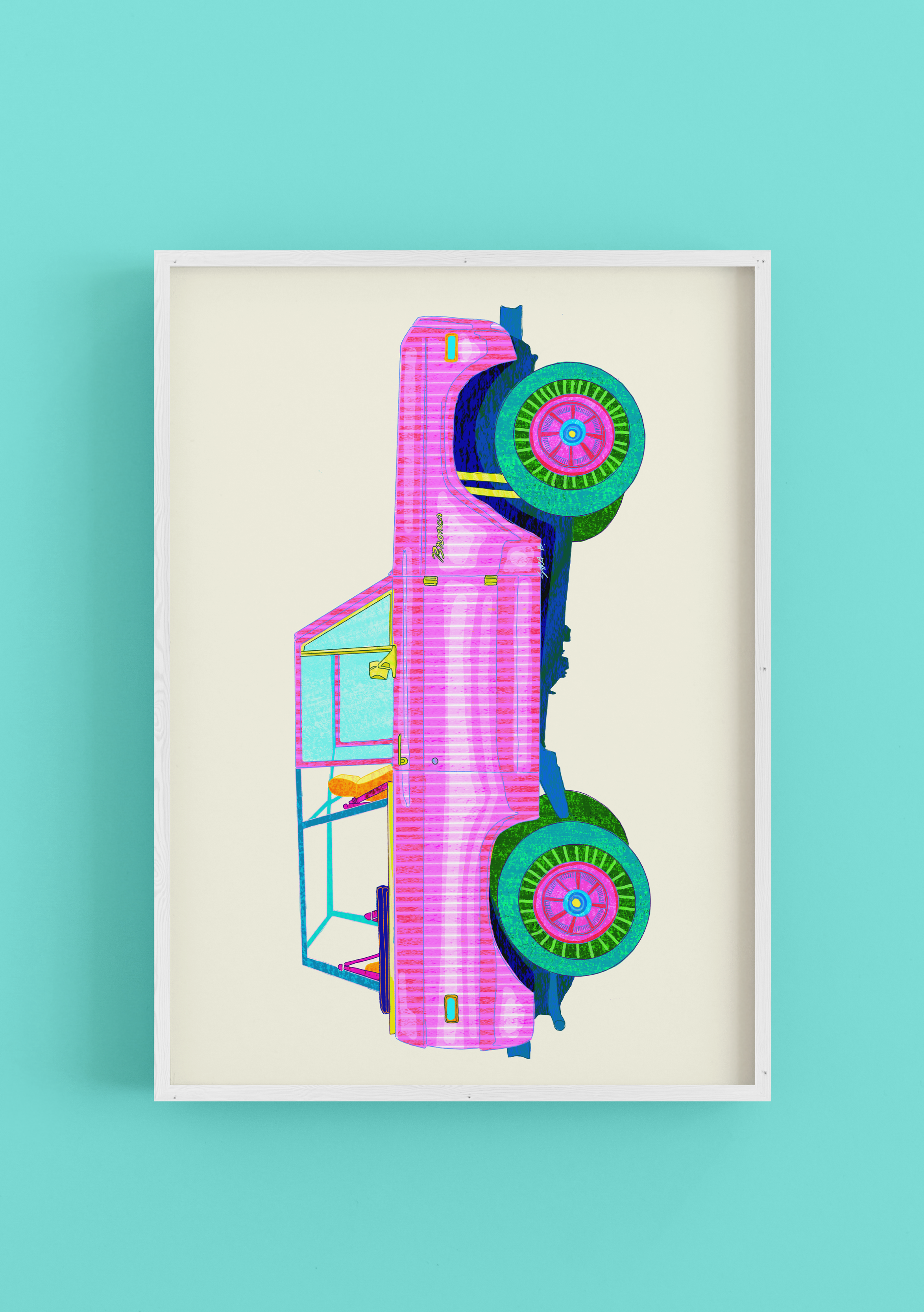 Bronco Baby - Art Poster Print