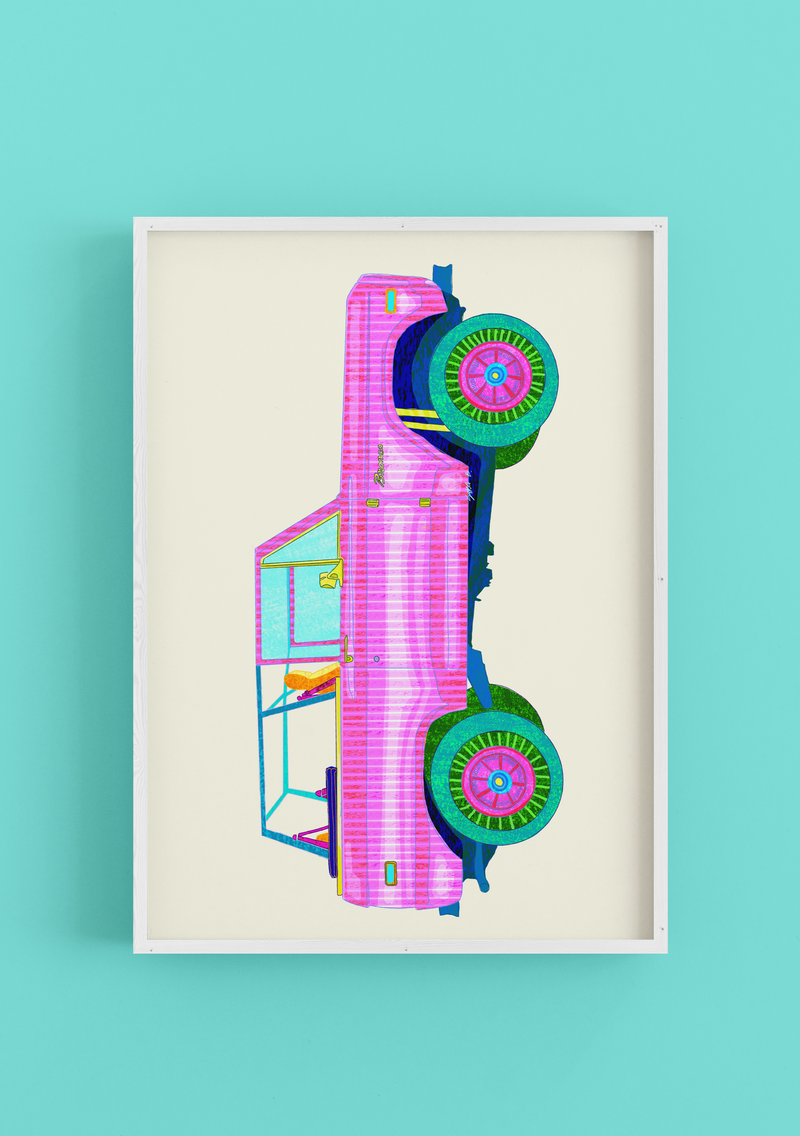 Bronco Baby - Art Poster Print