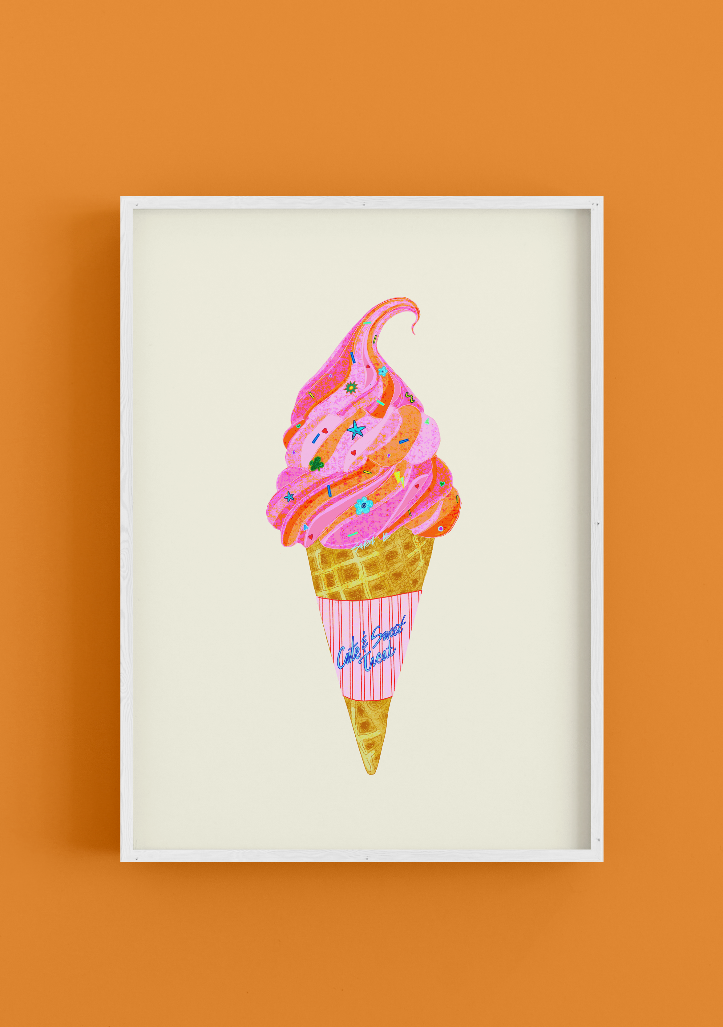Cute & Sweet Treat - Art Poster Print