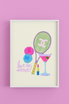 I Love to Serve - Art Poster Print