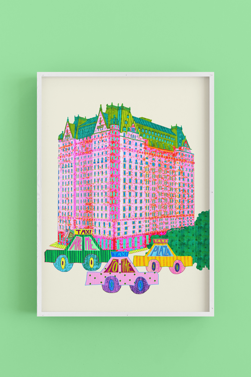 Take Me To The Plaza - Art Poster Print